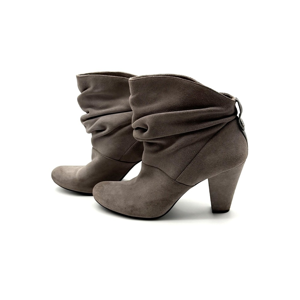 BCBGGeneration Women's Slouch Ankle‎ Booties Boots Size 8.5 Taupe Gray